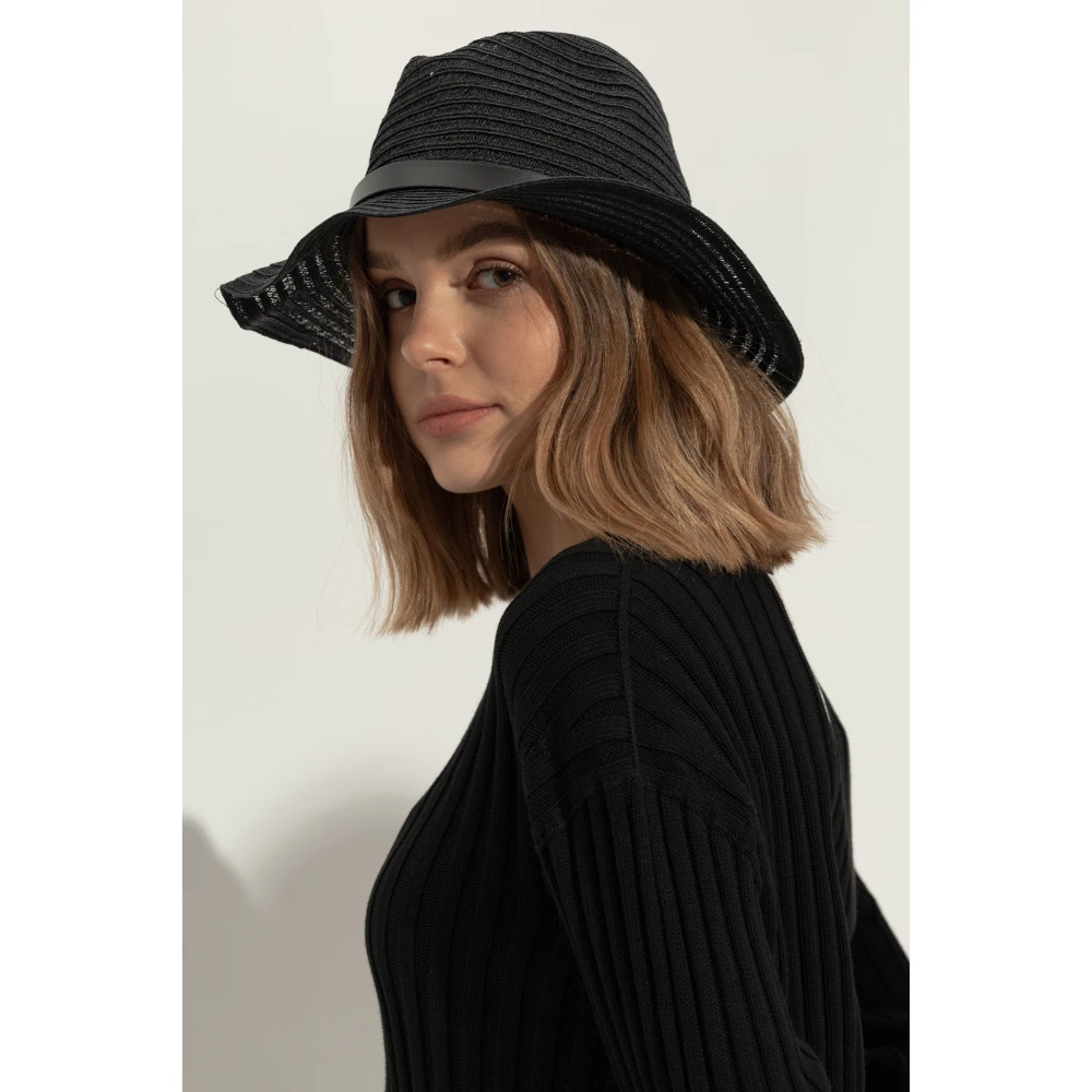 Emporio Armani Strohoed Black Dames