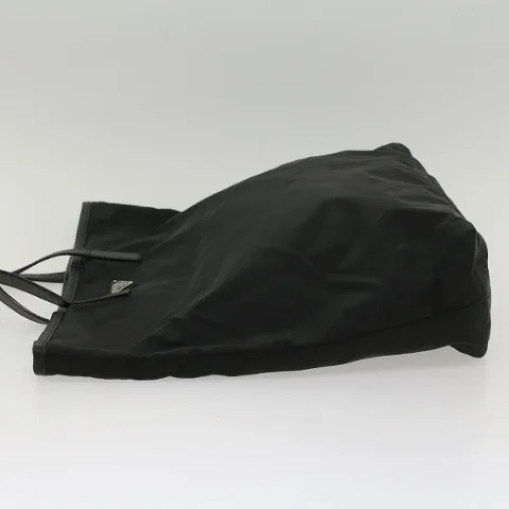 Prada Vintage Pre-owned Fabric totes Black Dames