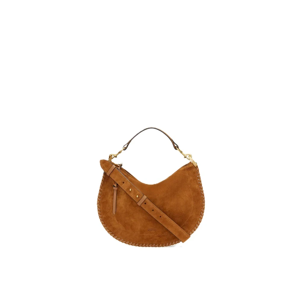 Isabel Marant Étoile Zachte ritstas met afneembare handgreep Brown Dames