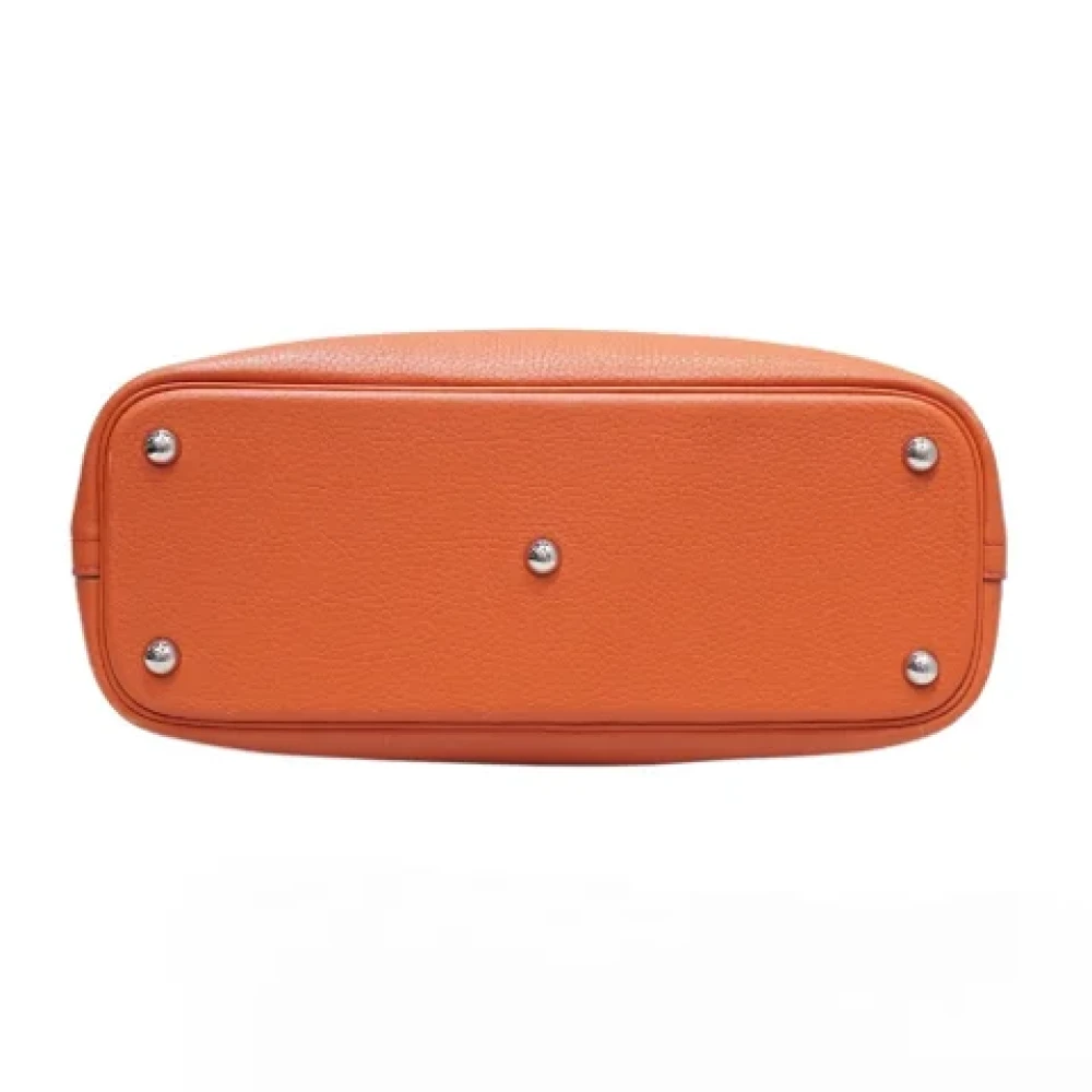 Hermès Vintage Pre-owned Fabric handbags Orange Dames
