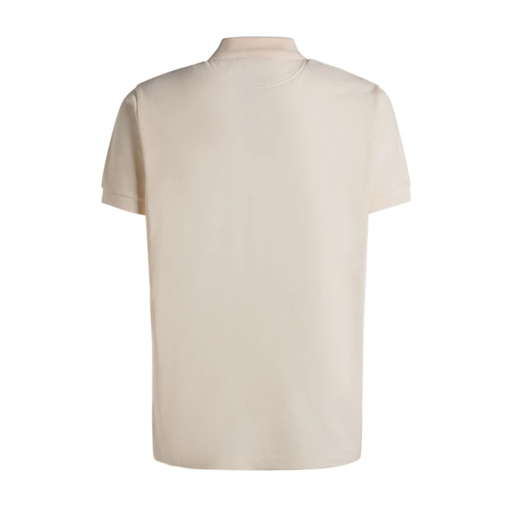 Bally Geborduurd Logo Polo Shirt White Heren