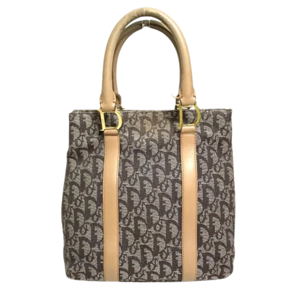 Dior Vintage Pre-owned Fabric dior-bags Beige Dames