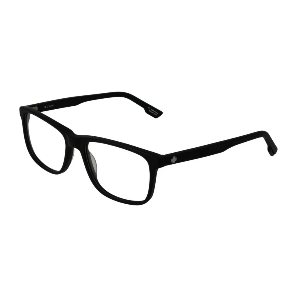 Spy Unisex Black Rectangle Optical Frames