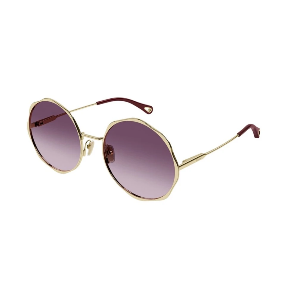 Chloé Unisex Gold Violet Sunglasses Model 006