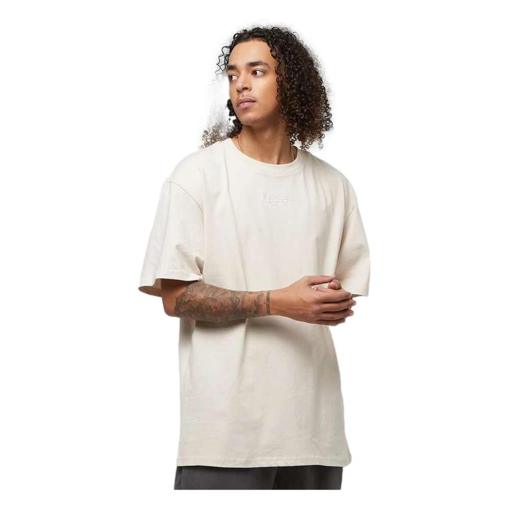 Karl Kani Witte Signature Tee White Heren