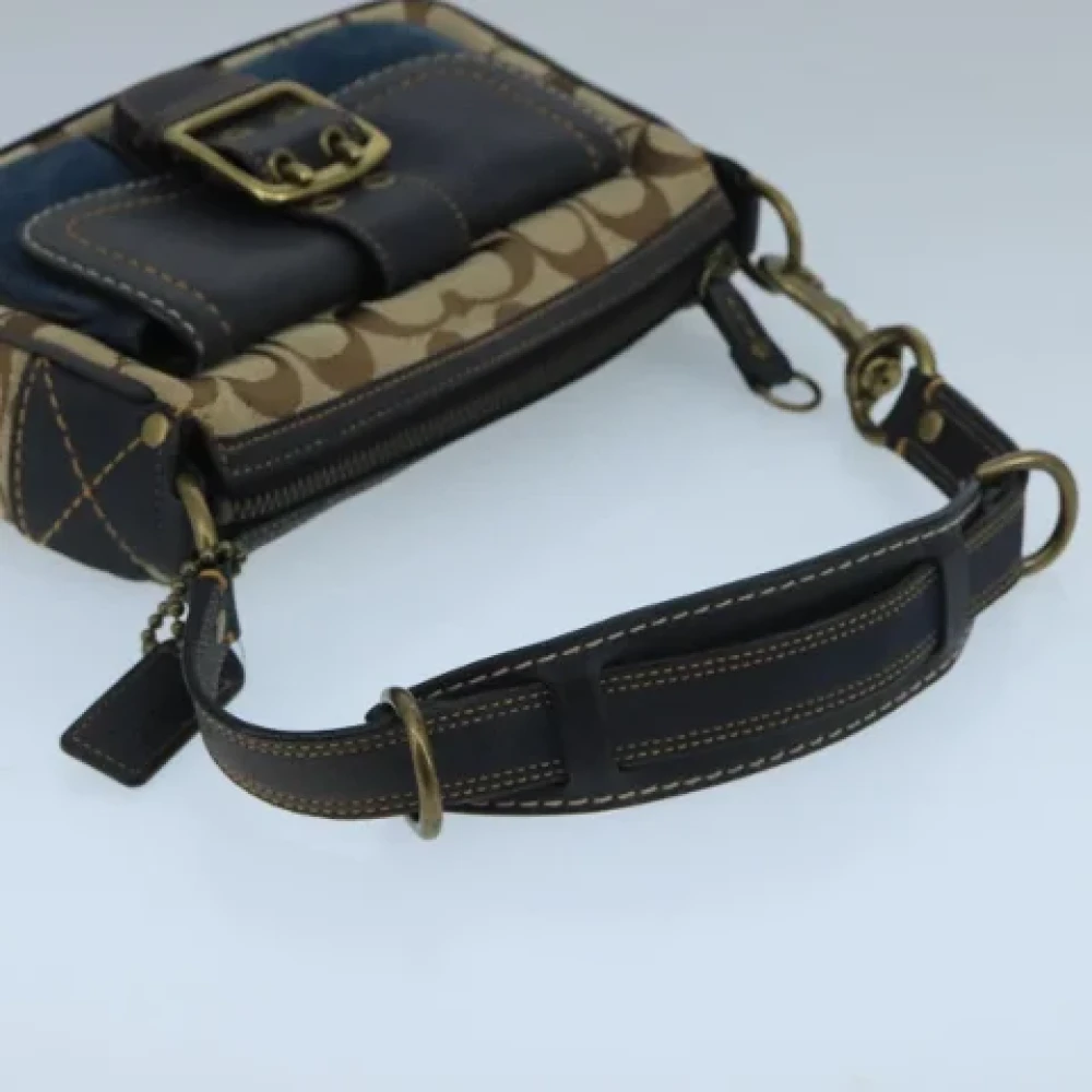 Coach Pre-owned Canvas handbags Beige Dames
