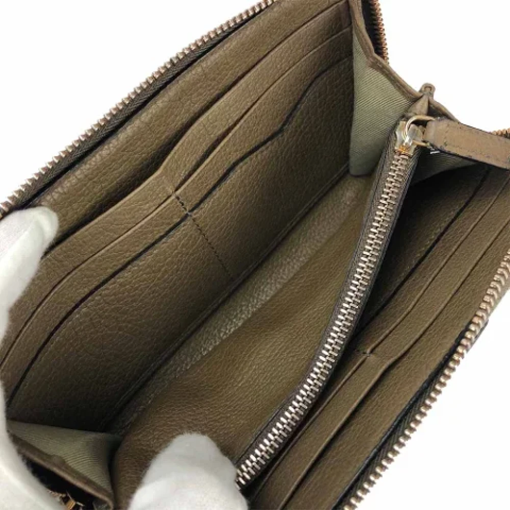 Bvlgari Vintage Pre-owned Canvas wallets Green Dames