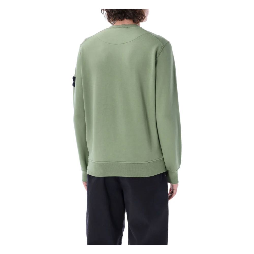 Stone Island Klassieke Crewneck Sweater Green Heren