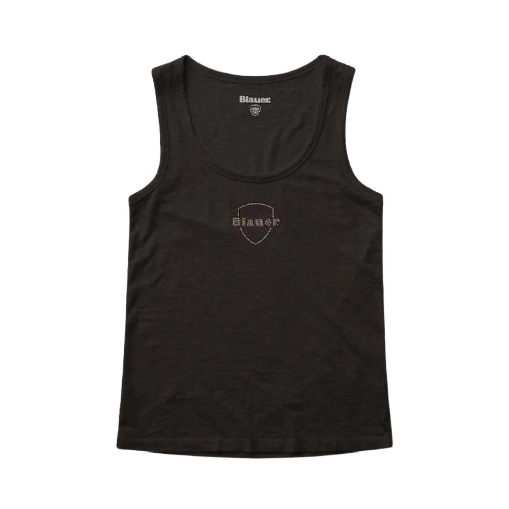 Blauer Donna Nero Top, L, New,