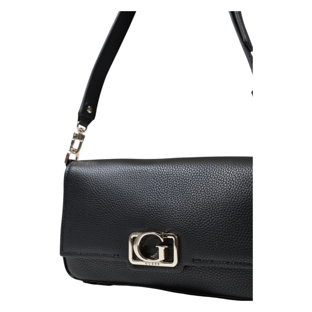 Guess Middelgrote Dames Tas Collectie in Polyurethaan Black Dames