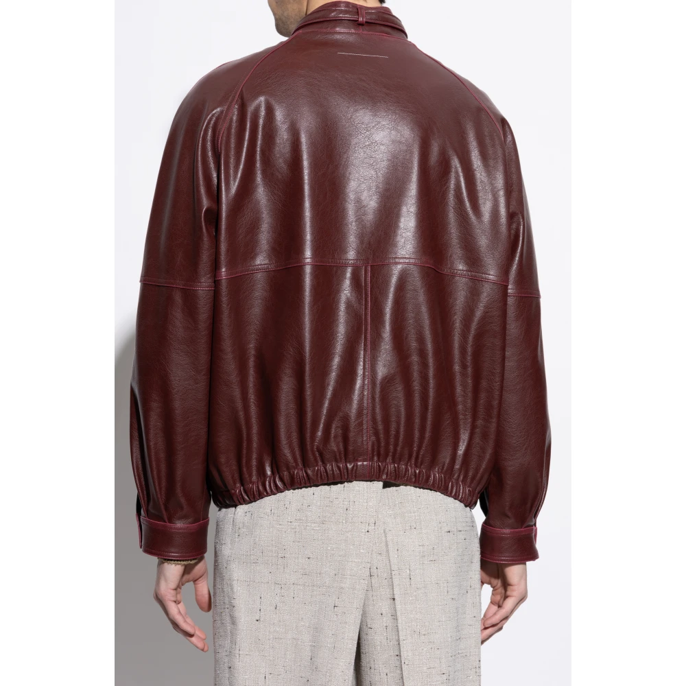 MM6 Maison Margiela Jas met opstaande kraag Red Heren