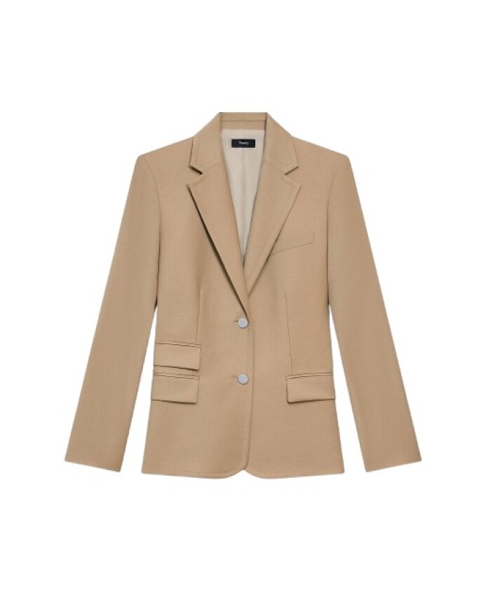 blazer-en-flanelle-camel-revers-crante