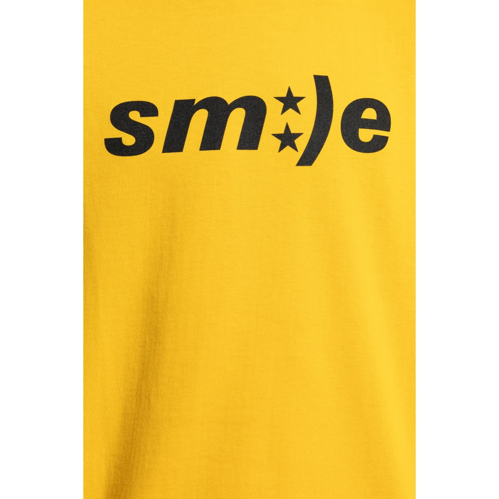 Misbhv T-shirt met print Yellow Heren