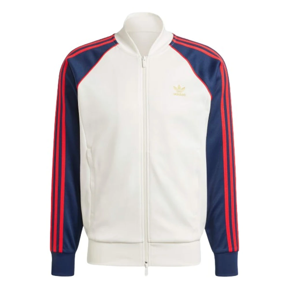 adidas Originals Heren Logo Sweater met Drie Strepen White Heren