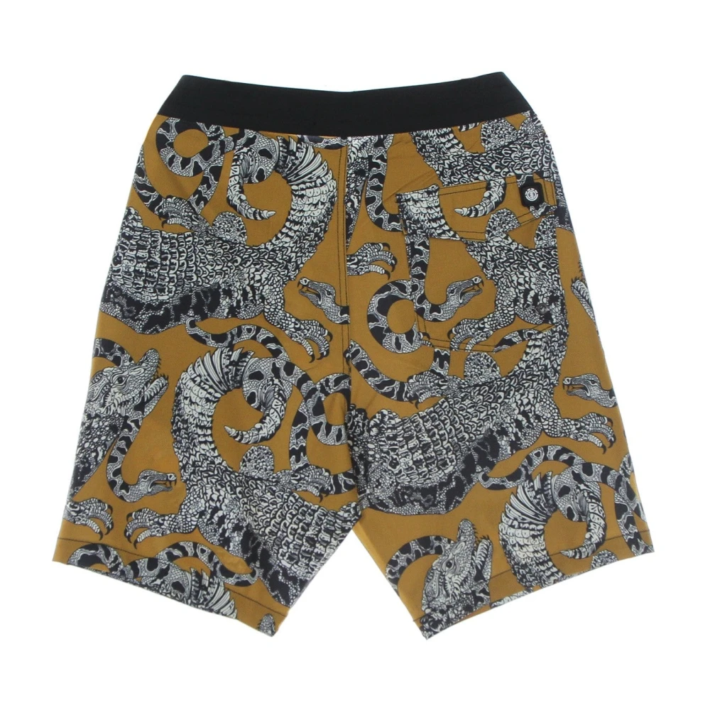 Element Gouden Ripstop Shorts met Trekkoord en Zakken Yellow Heren