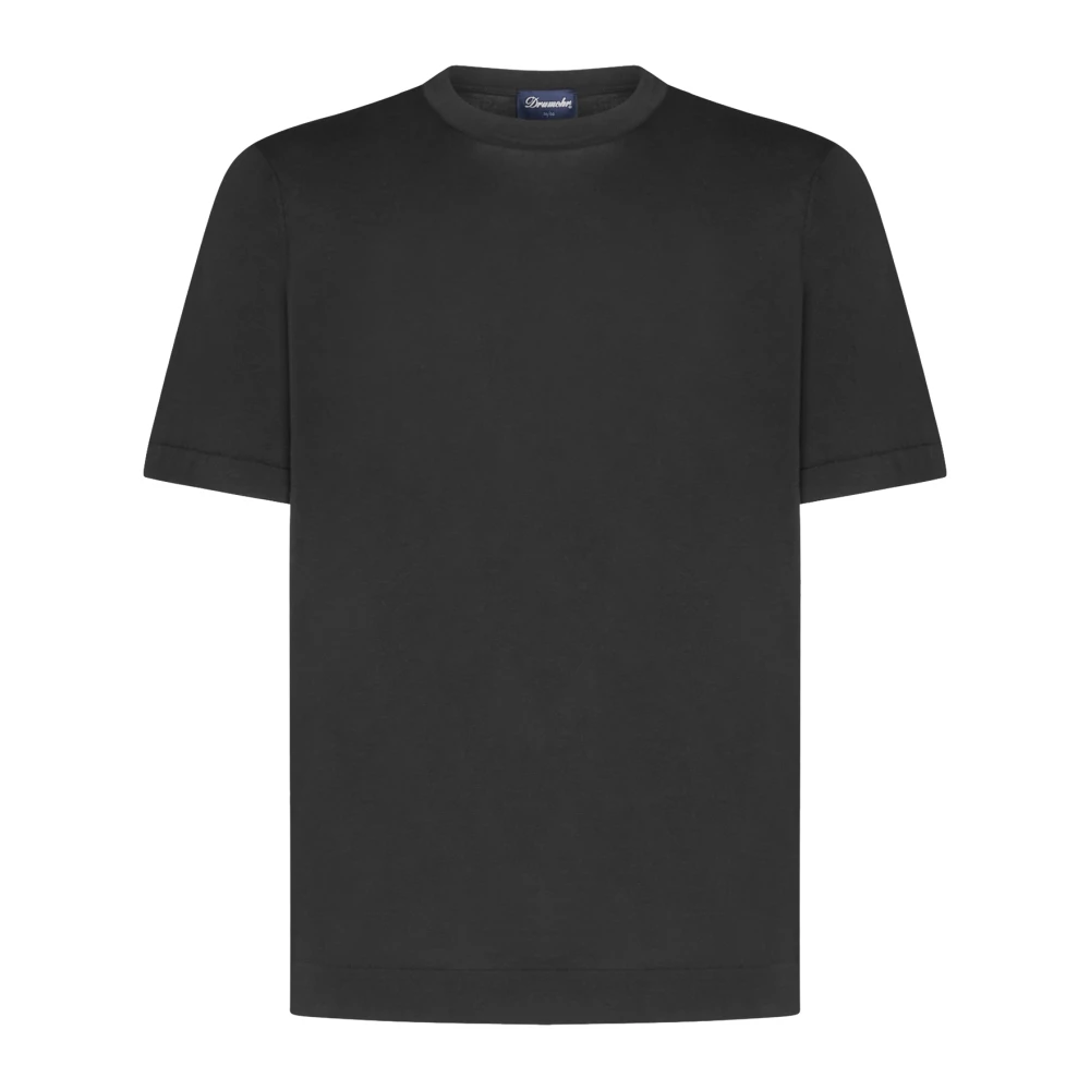 Drumohr - Tops > T-Shirts - Black - Drumohr - Modalova