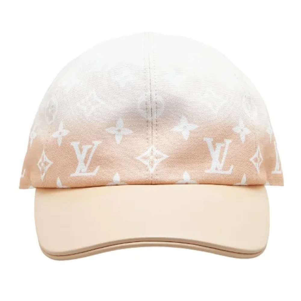 Louis Vuitton Vintage Pre-owned Fabric hats Beige Dames