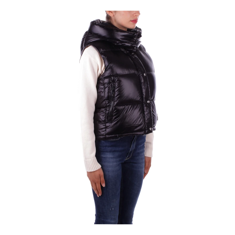 add Beige Jas met Afneembare Capuchon Black Dames