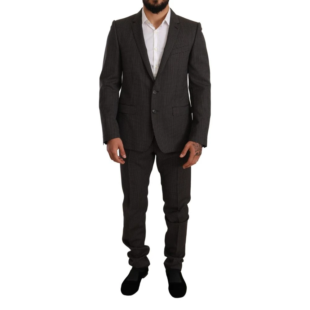 Dolce & Gabbana Single Breasted 2 Piece Suit - Male - Single Breasted Suits - Gray - L - Suits