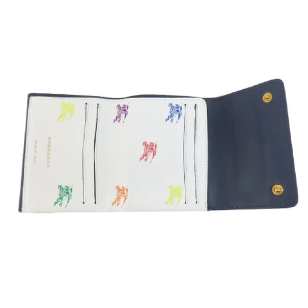 Burberry Vintage Pre-owned Leather wallets White Dames