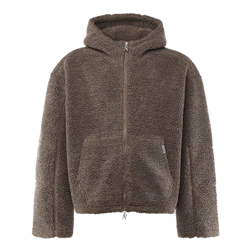Represent Gewatteerde Hoodie met Kangoeroezak Gray Heren