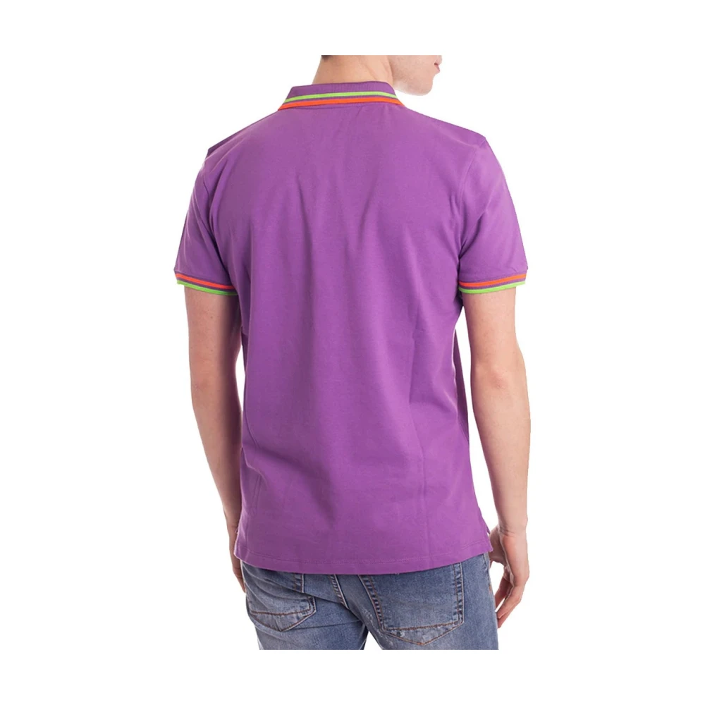 Peuterey Polo Shirts Purple Heren