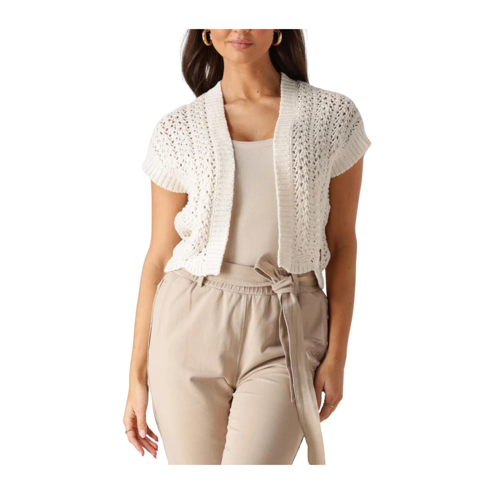 Moscow Dames Truien & Vesten Puntige Stijl Beige Dames