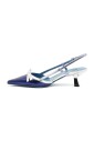 chaussures-slingback-en-cuir-bleu-et-argent