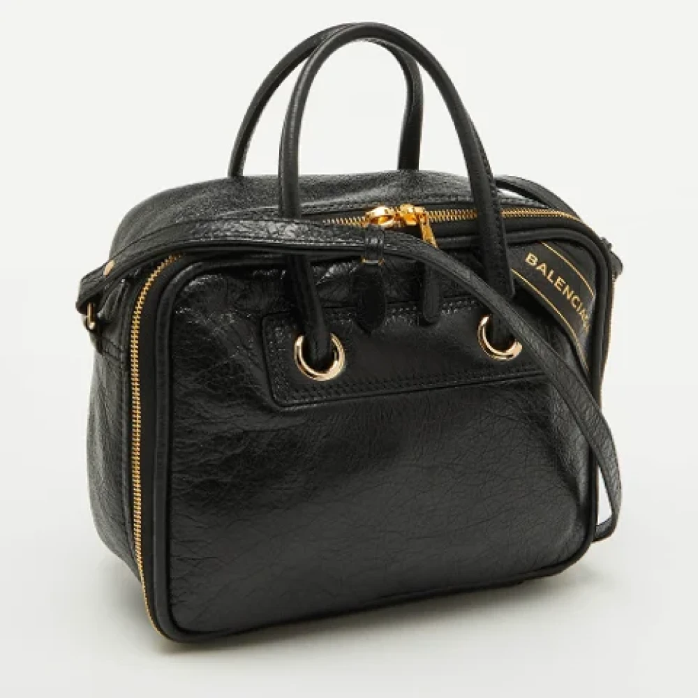 Balenciaga Vintage Pre-owned Leather balenciaga-bags Black Dames