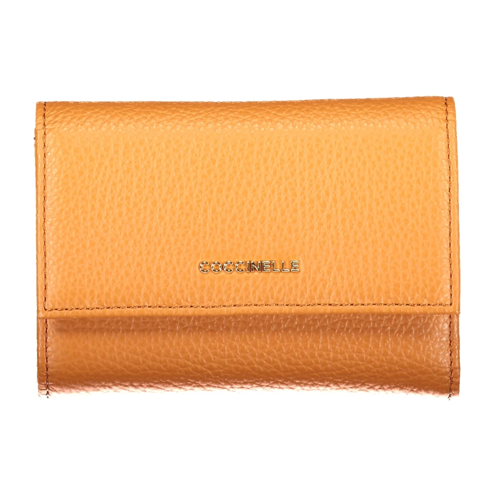 Coccinelle Women's Orange Wallets & Cardholders, One Size, Metallic Soft Wallet