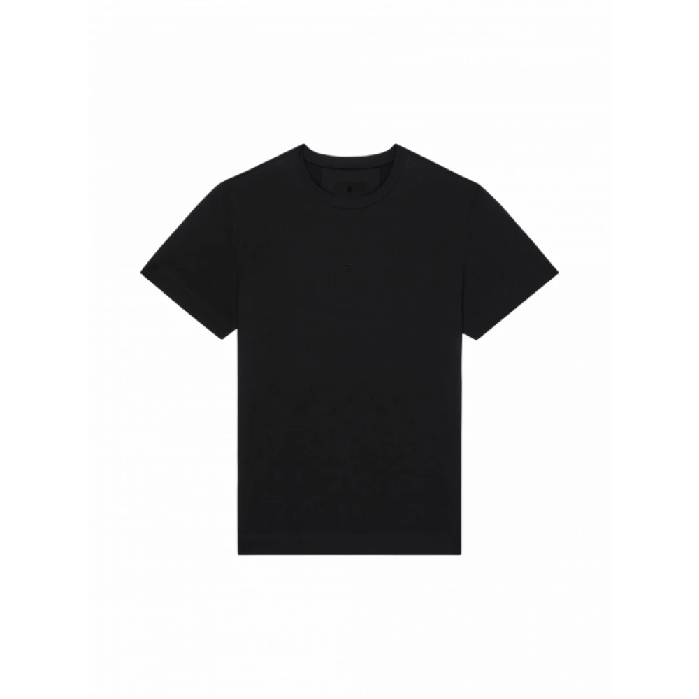 Givenchy Slim Fit T-Shirt van Katoen Zwart Heren