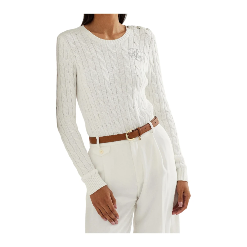 Ralph Lauren Witte Sweaters van Lauren White Dames