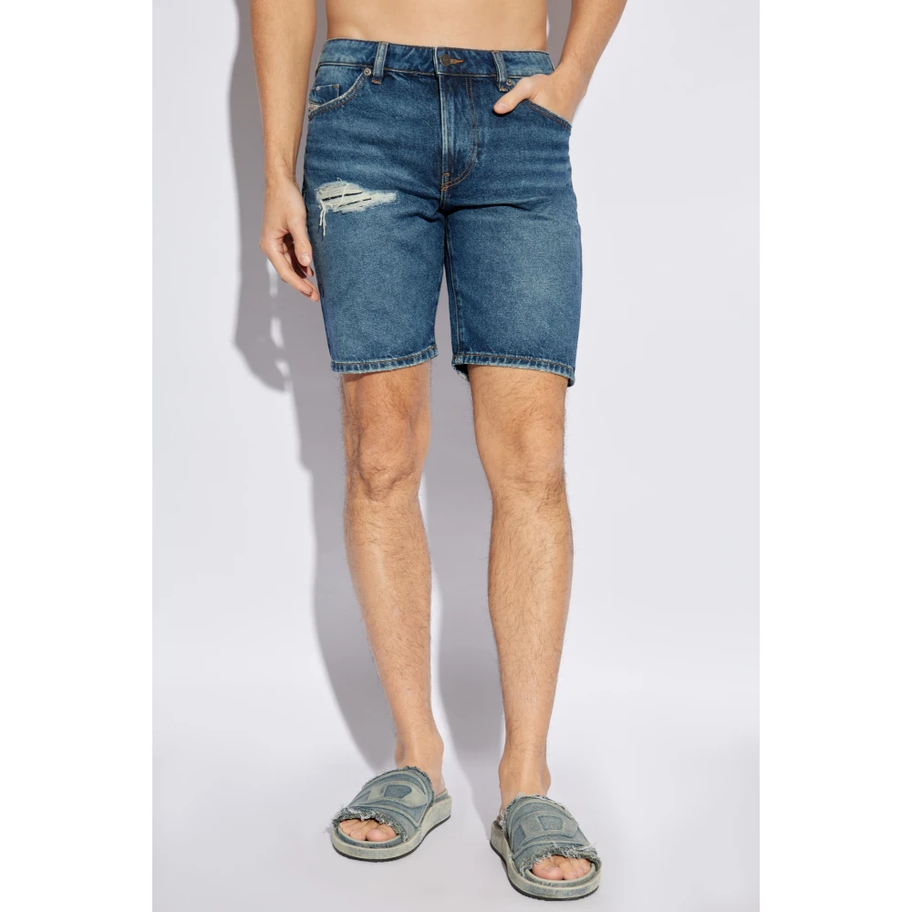 Diesel Shorts D-Fin Blue Heren
