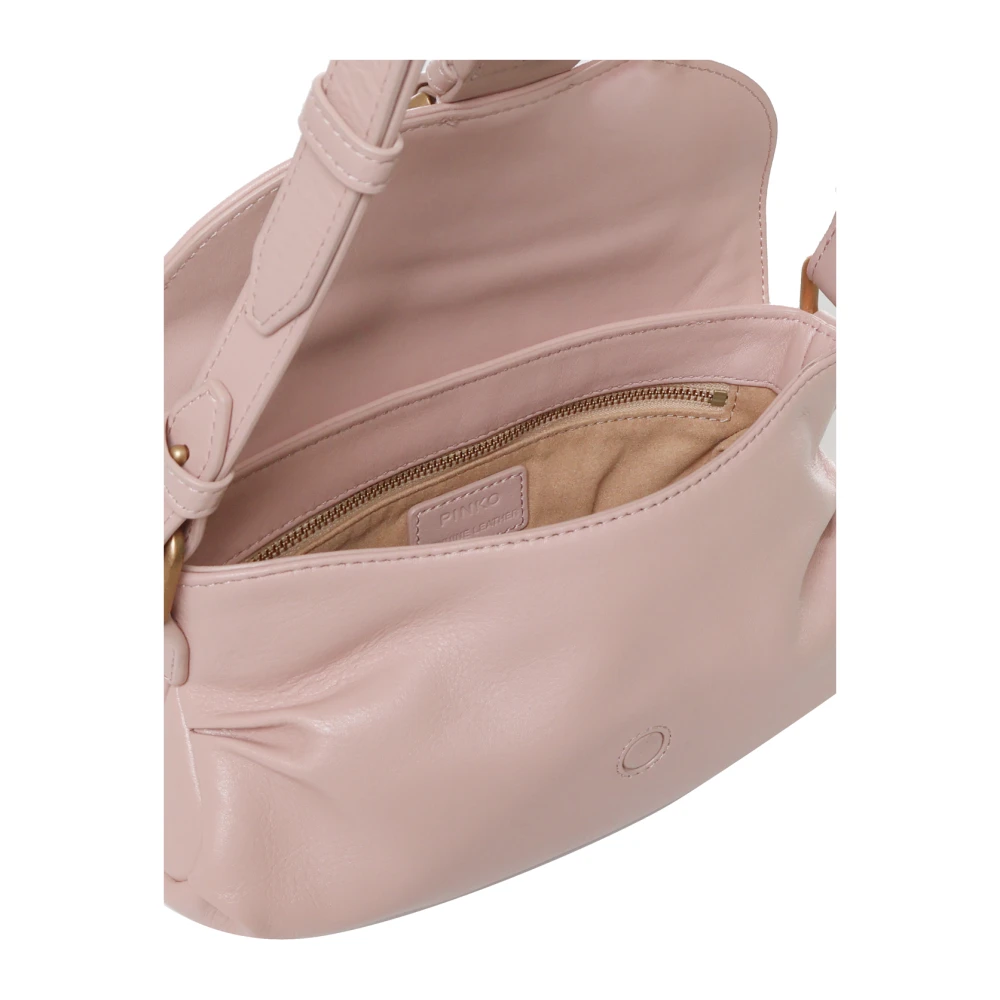 pinko Hartvormige Flap Tas in Lichtroze Pink Dames