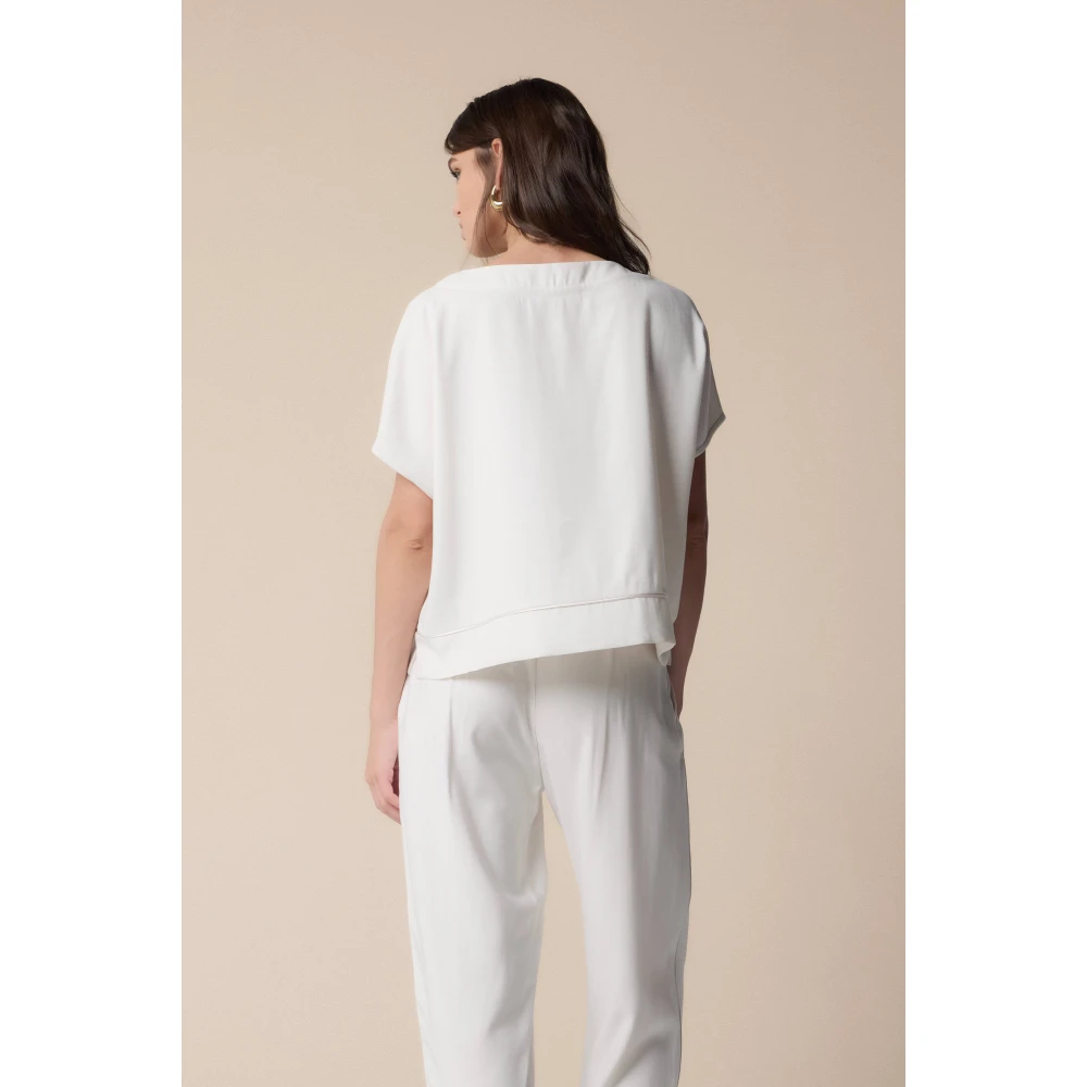 Kocca Stijlvolle Blouses voor Vrouwen White Dames