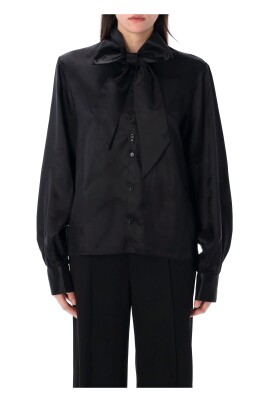 black-twist-bow-shirt