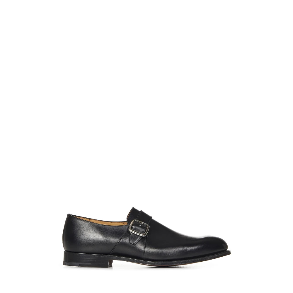 Sort Loafer Sko Elegant Stil