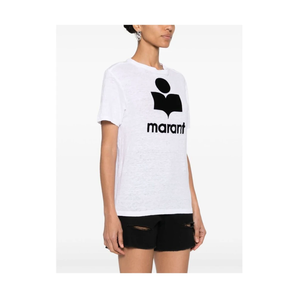 Isabel Marant Étoile Etoile Logo Print T-shirt White Dames