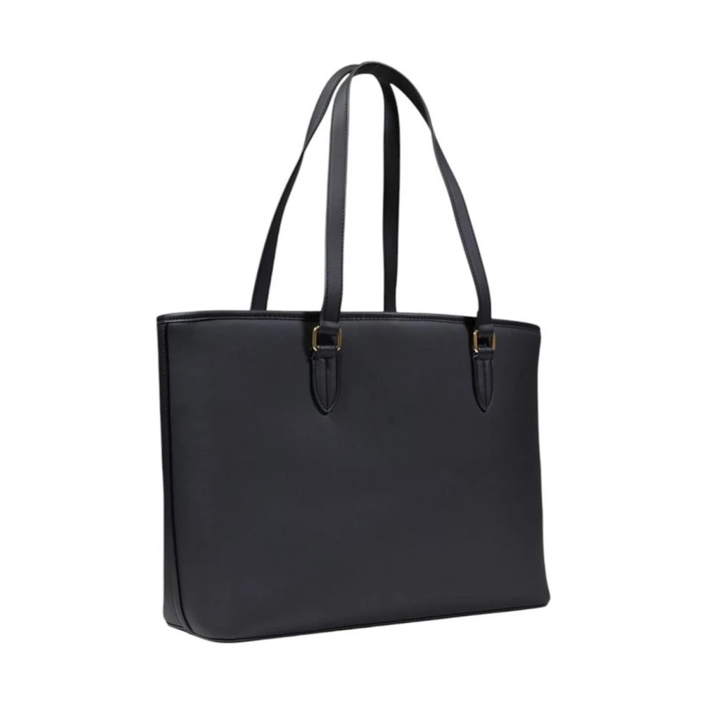 Love Moschino Stijlvolle Polyethyleen Handtas voor Vrouwen Black Dames
