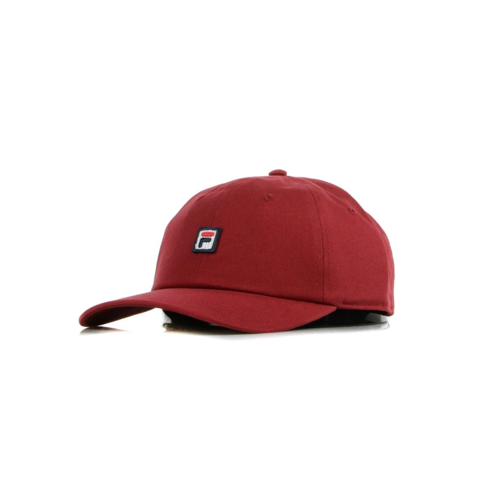 Fila Gebogen klep vaderpet in rabarber Red Heren