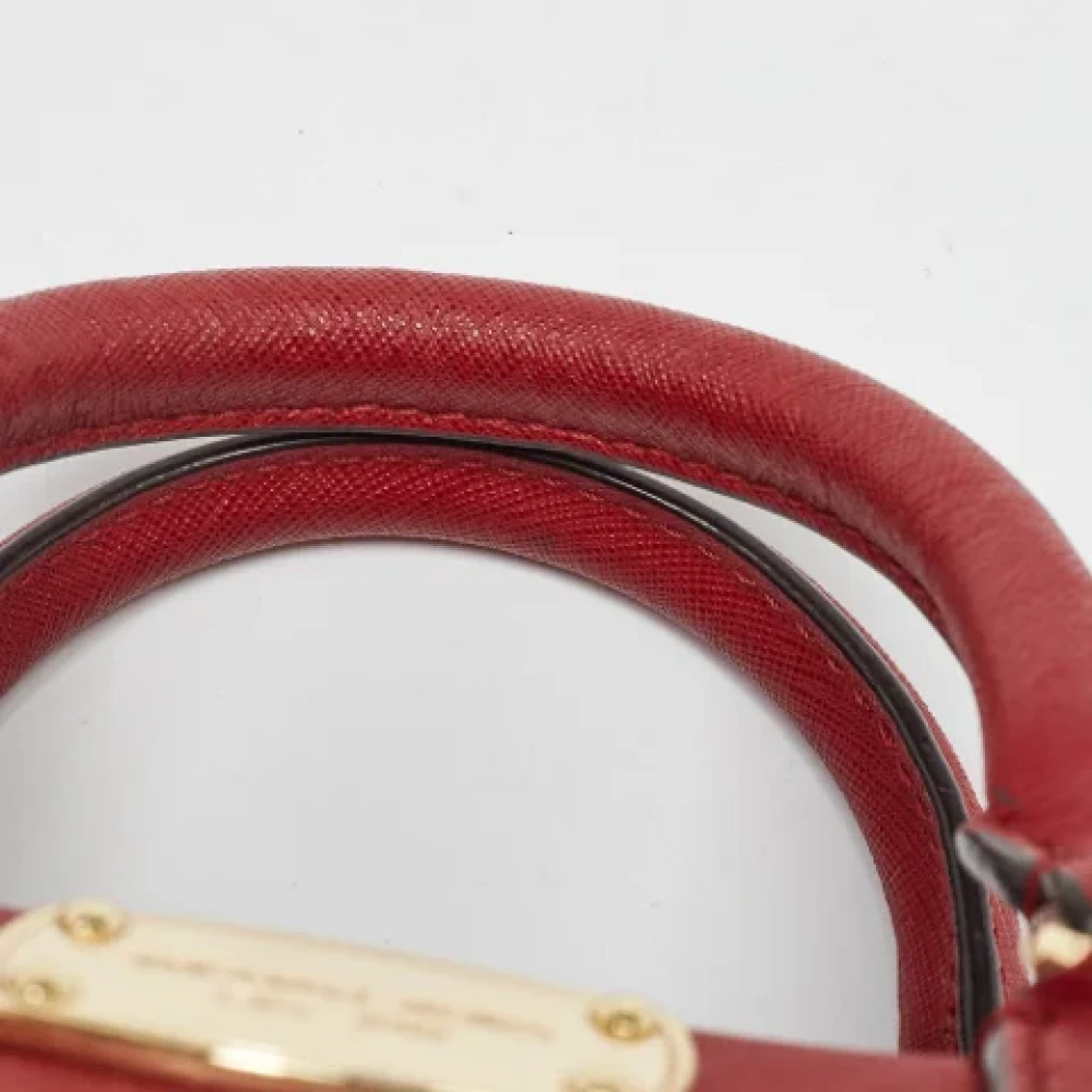 Michael Kors Pre-owned Leather handbags Red Dames