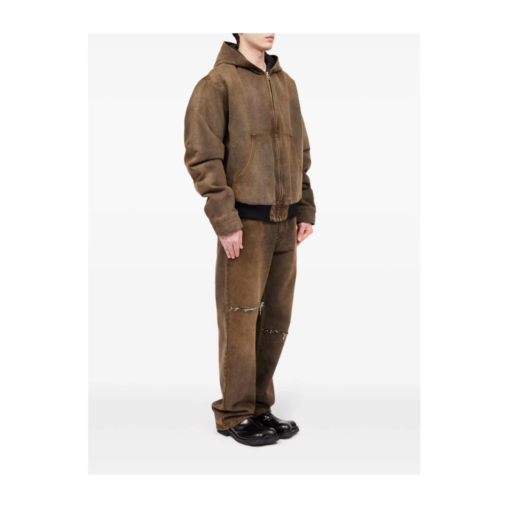 MM6 Maison Margiela Bruine Jas voor Vrouwen Brown Heren
