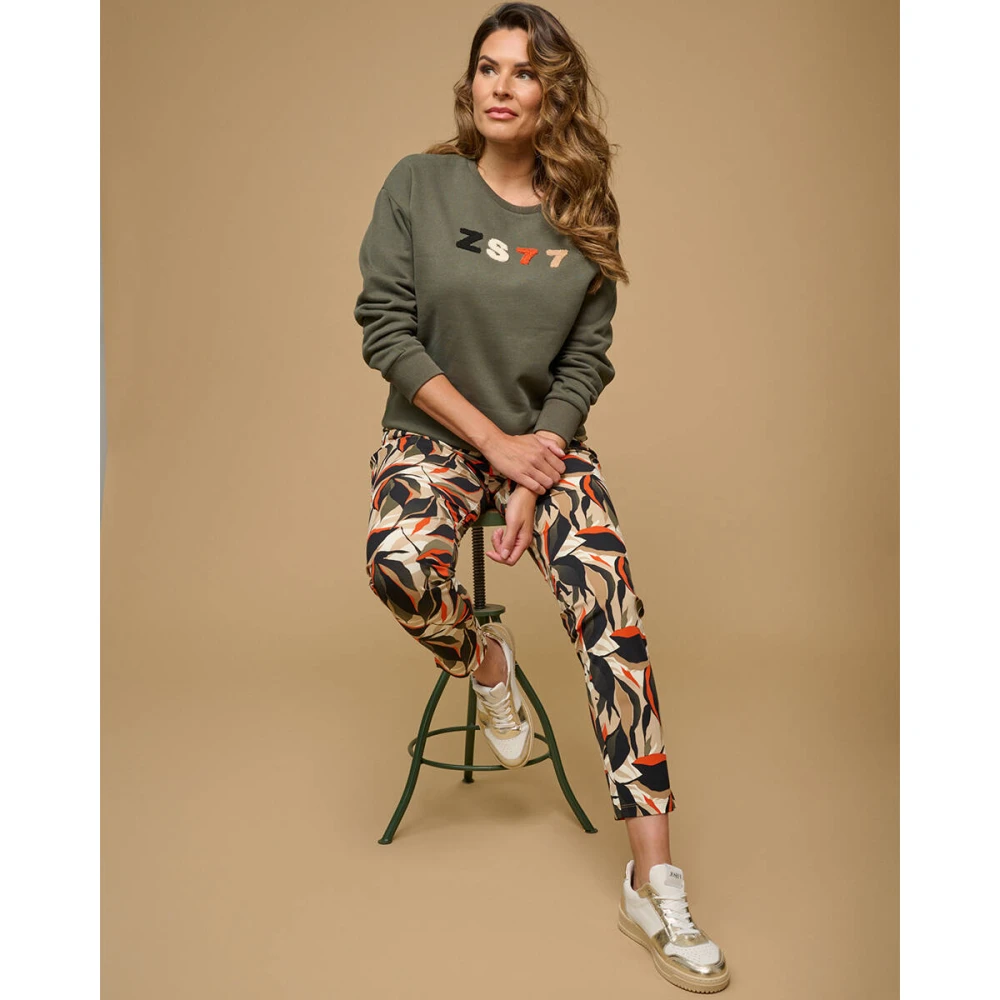 Zoso Stijlvolle Becky Broek Multicolor Dames