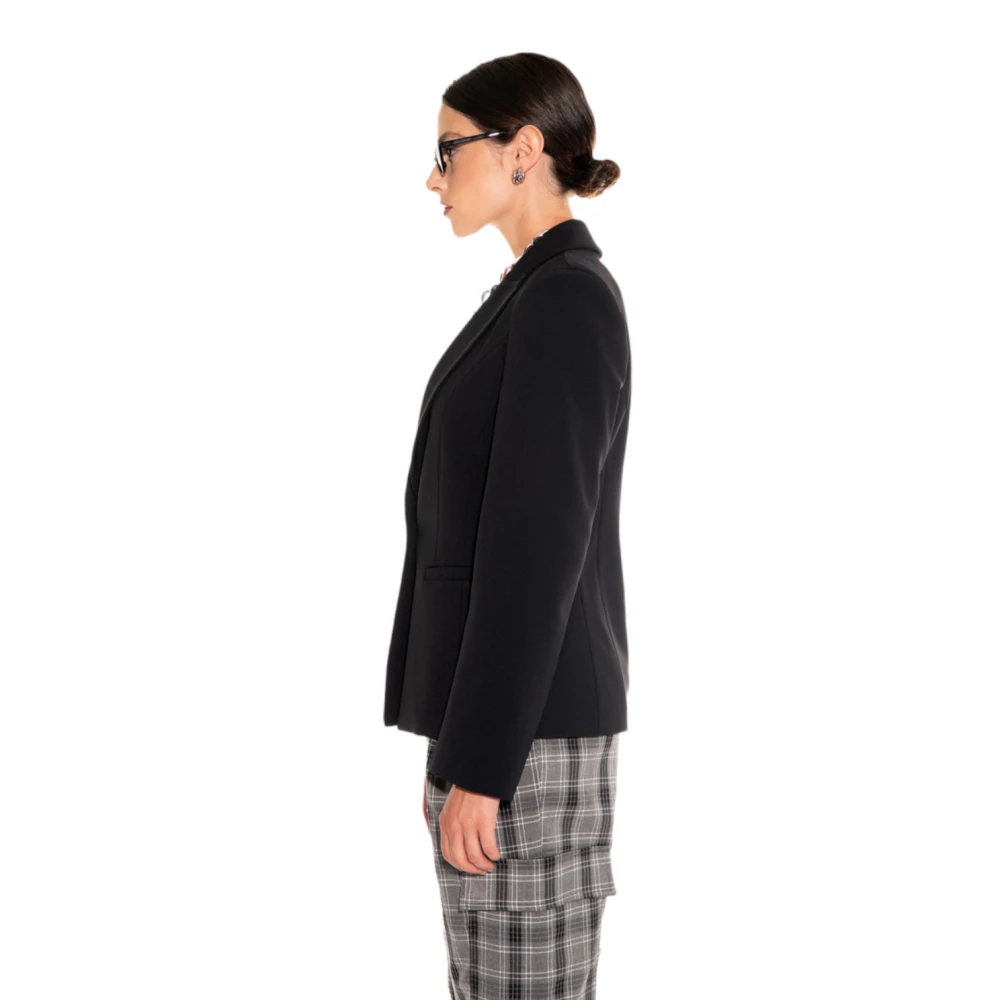 Kaos Elegante Damesjas Synthetisch Materiaal Black Dames