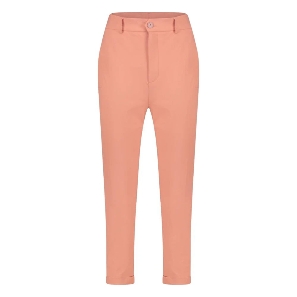 Jane Lushka Chic Jersey Chino Byxor Aprikos Orange, Dam