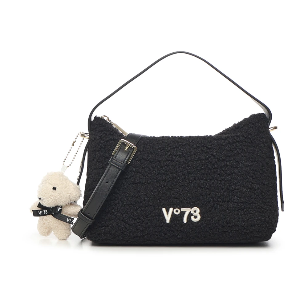 V° 73 Donna Nero Borsa A Spalla Isabella Con Charm - Immagine 4