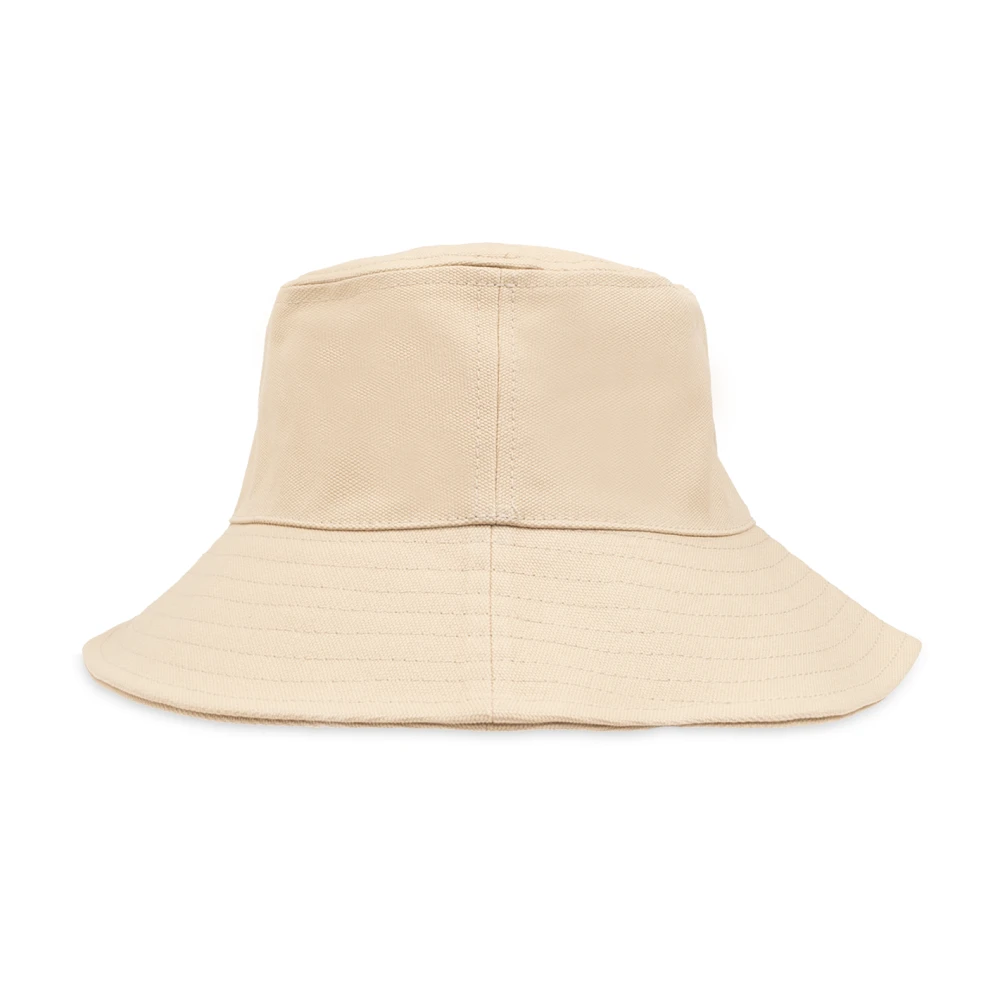 Moschino Emmerhoed met logo Beige Unisex
