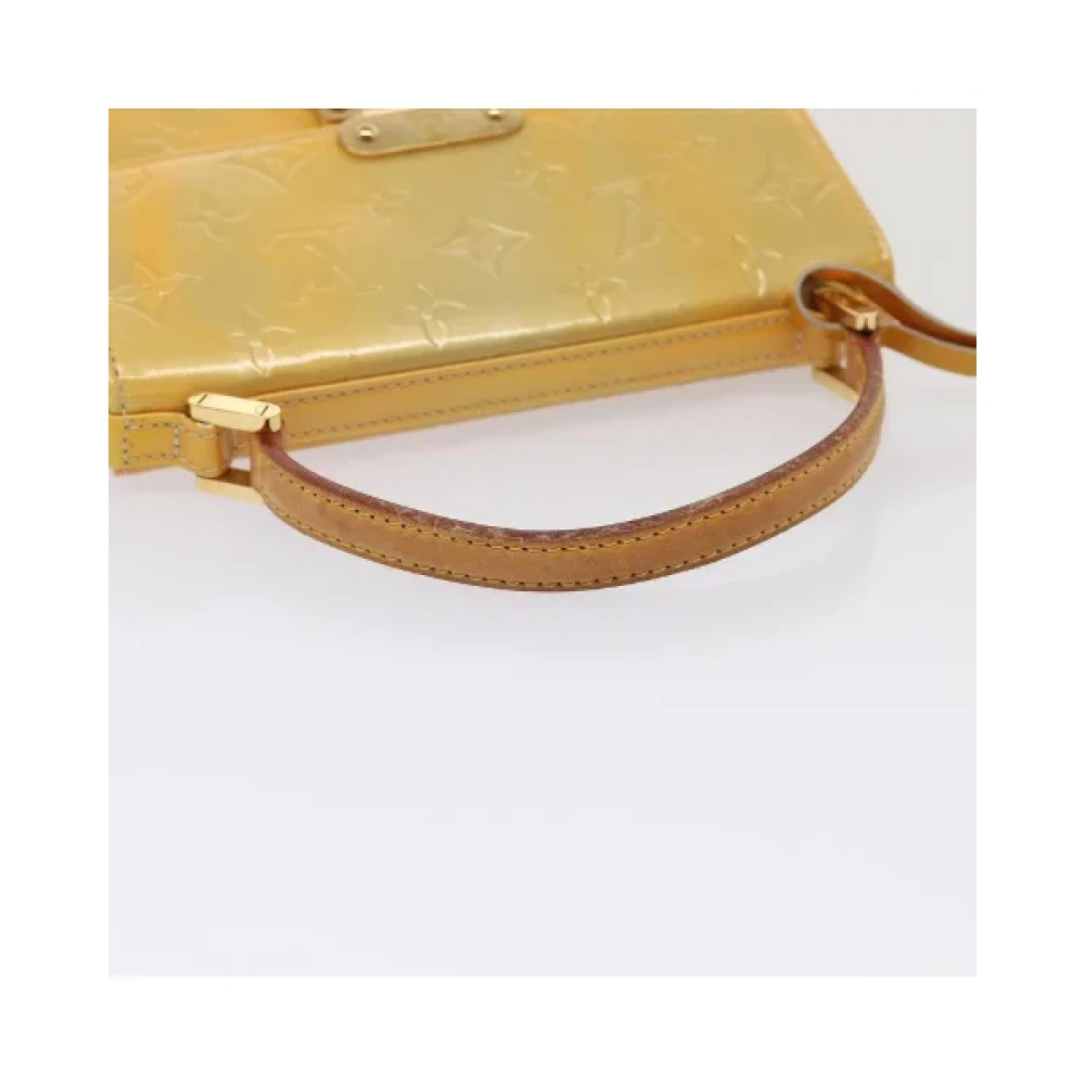 Louis Vuitton Vintage Pre-owned Leather louis-vuitton-bags Yellow Dames