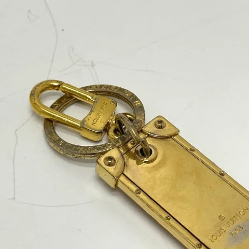 Louis Vuitton Vintage Pre-owned Fabric key-holders Yellow Dames