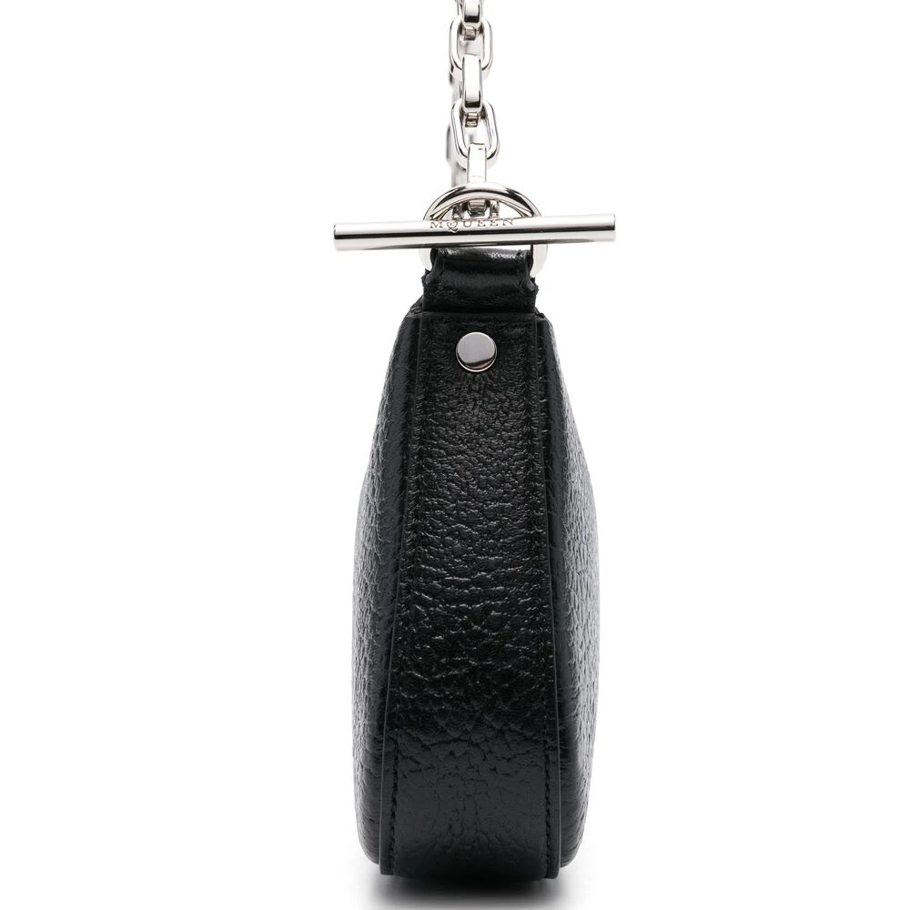 alexander mcqueen Zwarte tas met ritssluiting Black Dames